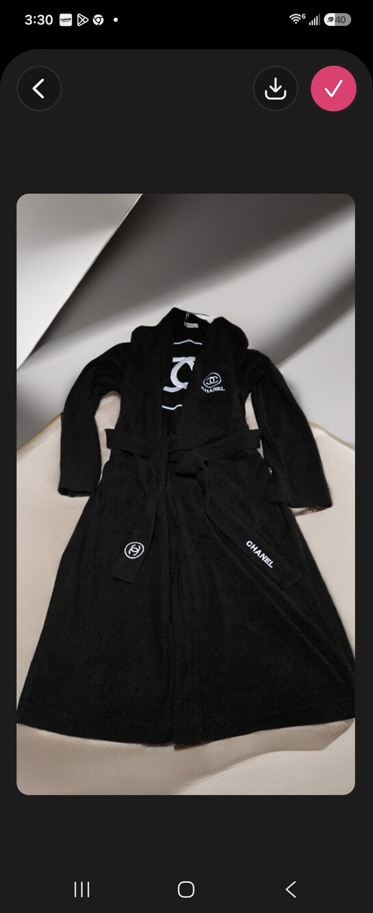 l Black Robe Coat - Picture 7 of 9